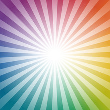 Vector Background #Colorful Zoom Burst