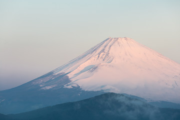 Poster - Fuji Mountain Lake Hakone Sunrise