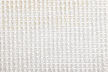 Shoes and clothing of mesh fabric texture