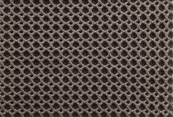 Shoes and clothing of mesh fabric texture