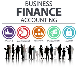Wall Mural - Business Accounting Financial Analysis Management Concept