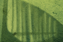 Abstract Green Grunge Concrete Wall Background