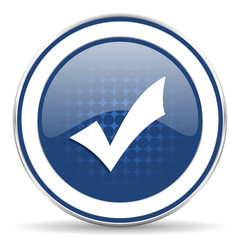 Fototapete - accept icon check sign