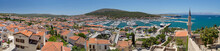 Panoramic View Of Cesme From The Castle, Turkey 