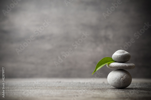 Fototapeta Spa stones.