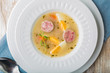 © aneta_gu - Borscht with eggs and white sausage.(Polish easter soup)