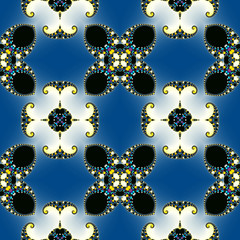 Wall Mural - fractal floral pattern
