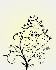 Wall Mural - Flower pattern