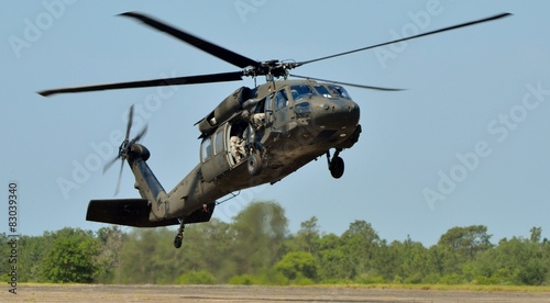 Fotografia Army Black Hawk Helicopter