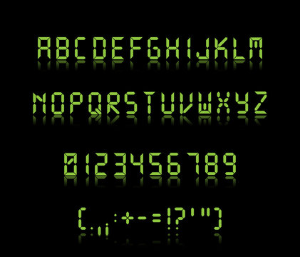 fine digital font