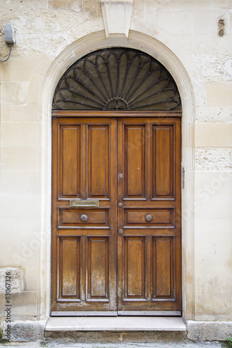 Nowoczesny obraz na płótnie Old door