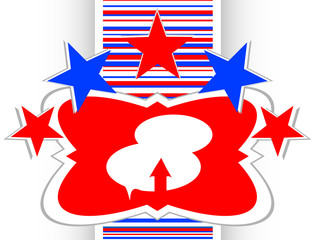 Poster - Upload from cloud icon. Upload button. Load symbol vector