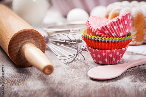 Cuadros en Lienzo Utensilios de repostería