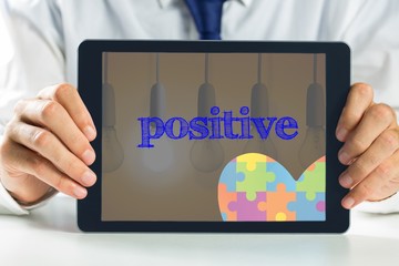 Poster - Positive against second light bulb lighting