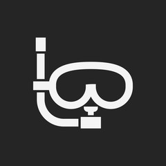 Canvas Print - Goggles icon