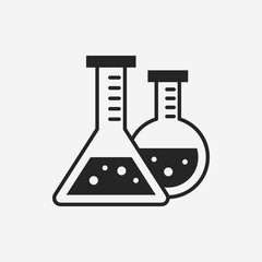 experiment beaker icon