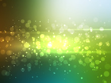 Abstract Colorful Bokeh Background. Festive Background With