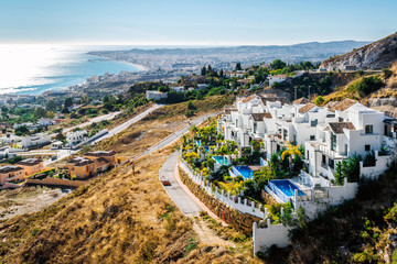 Wall Mural - Aerial view of Fuengirola