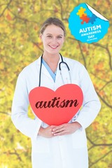 Aufkleber - Autism against branches and leaves