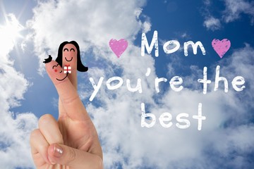 Poster - Composite image of fingers as a couple