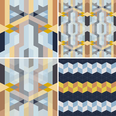 Wall Mural - pattern set