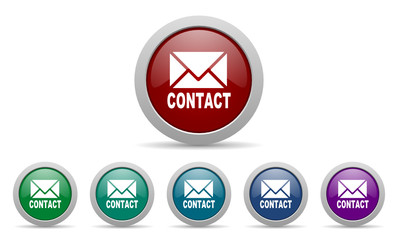 Poster -  email vector icon set
