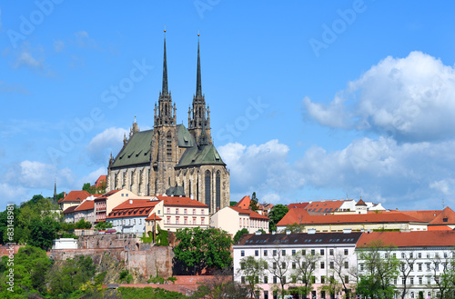 Valokuva  Cathedral of Saints Peter and Paul in Brno in the Czech Republic