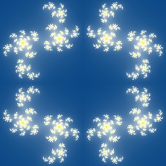 Wall Mural - fractal floral pattern