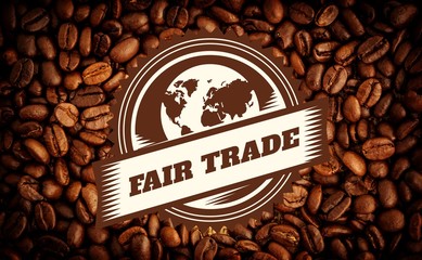 Poster - Composite image of fair trade graphic