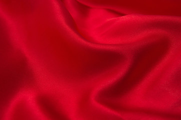 Wall Mural - red satin or silk fabric 