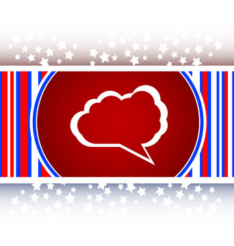 abstract cloud on web icon button isolated on white vector