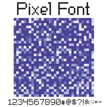 pixel font