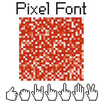 pixel font