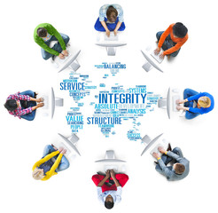 Sticker - Integrity Honesty Sincerity Trust Reliability Concept
