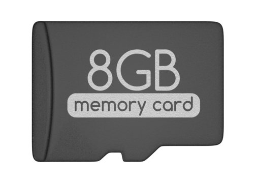 MicroSD memory card.