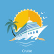 Cruise Ship. Water Tourism.