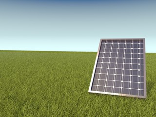  Solar Solarpanel Panel Wiese Gras Umwelt Energie