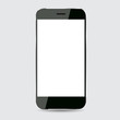 Black smartphone vector design