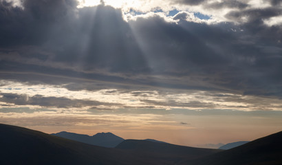 Wall Mural - lake district sunrise