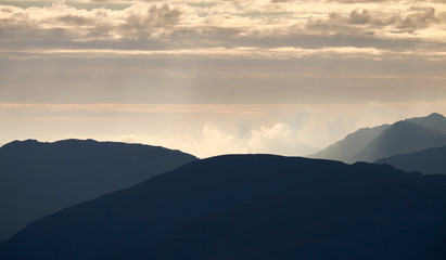 Wall Mural - lake district sunrise