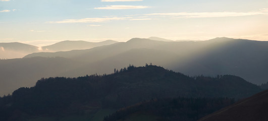 Wall Mural - lake district sunrise