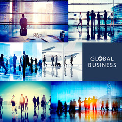 Poster - Business People Corporate Travel Collection Concept