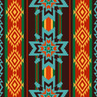Absract  ethnic pattern with stars