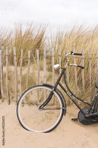 Naklejka na szybę Hollandrad am Strand