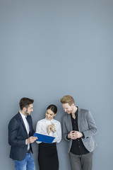 Wall Mural - Young people in the office