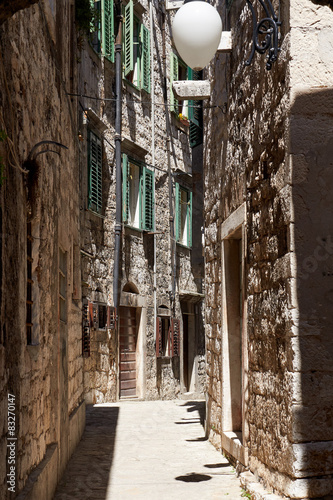 Nowoczesny obraz na płótnie side street in Croatia