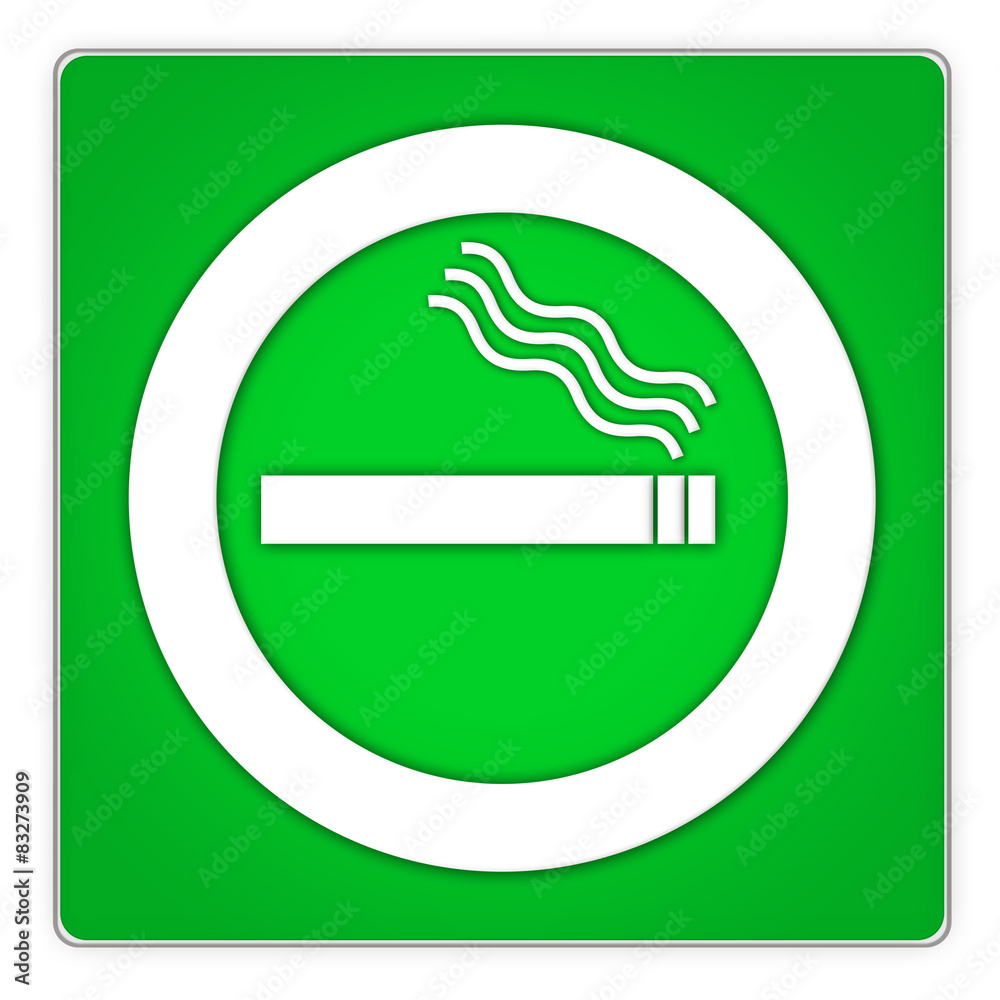 Grunes Rauchen Erlaubt Schild Fur Raucherzone Stock Gamesageddon