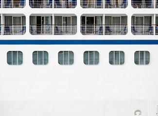 Sticker - Windows and Verandas on Side of Ship