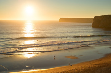 Wall Mural - Surfing in Portugal