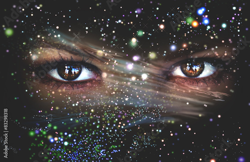 Cuadros en Lienzo Ojos del Universo, Ojo espacio, espacio vivo